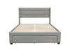 Coronado Double Bed Frame With Drawers - Grey