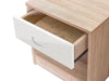 Bardalona Bedside Table White