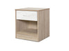 Bardalona Bedside Table White