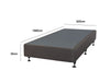 T DS NZ MADE SW Single bed base slate NZ