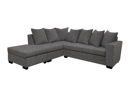 DS NZ made Lavern corner sofa kido black