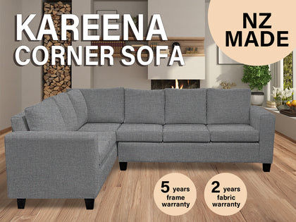 DS NZ made Kareena corner sofa Vish Grey