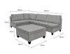 DS NZ made Bhumi corner sofa kido Steel