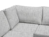 DS NZ made Bhumi corner sofa Comfy silver