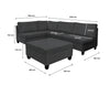 DS NZ made Bhumi corner sofa Vish black