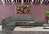 DS NZ made Bhumi corner sofa Vish Grey