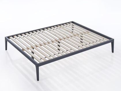 Samuel Double Bedframe - Dark Grey