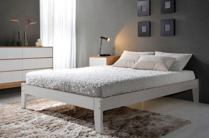 Sovo Super King Bed Frame - White