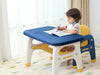 Dinosaur table and chair Set 1+2 Yellow Blue