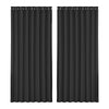 DS NA Artiss 2X Blockout Curtains Blackout Window Curtain Eyelet 300x230cm Black