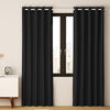 DS NA Artiss 2X Blockout Curtains Blackout Window Curtain Eyelet 300x230cm Black