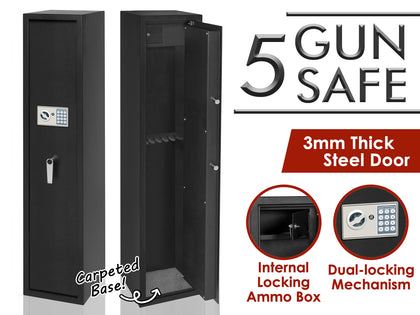 Gun Safe Cabinet 5 Guns