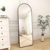 DS BS Aluminum Alloy Frame Arched Mirror 157×47cm