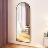 DS BS Aluminum Alloy Frame Arched Mirror 157×47cm