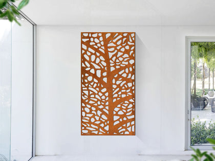 Corten Steel Screen E5-RAW