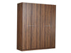 Valnot 4 Door Wardrobe