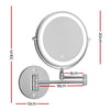 DS NA Extendable Makeup Mirror 10X Magnifying Double-Sided Bathroom Mirror