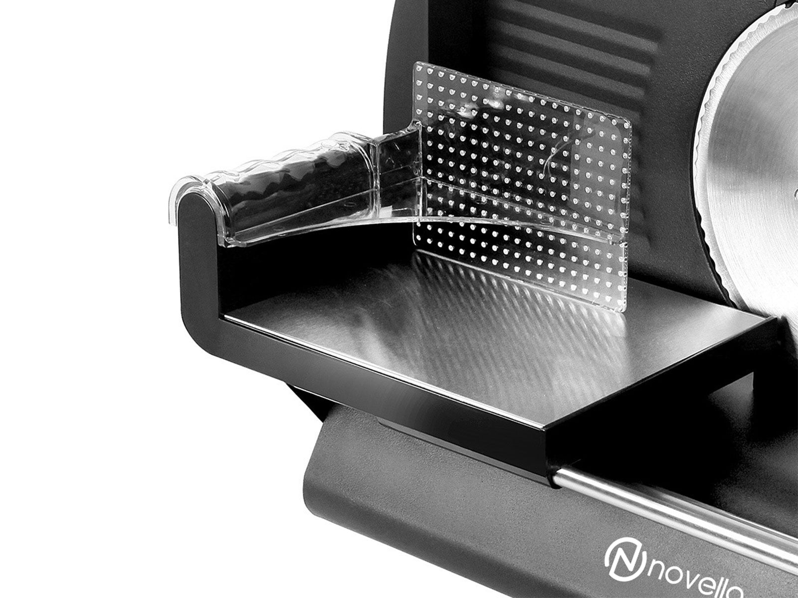 Chefman Die-Cast Electric Deli & Food Slicer Cuts Meat, Cheese, Bread,  Fruit & Vegetables Adjustable Slice Thickness, Stainless Steel Blade, Safe  Non-Slip Feet, For Home Use, Easy To Clean, Black 