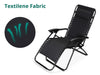 Zero Gravity Chair Padded Black