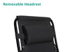 Zero Gravity Chair Padded Black