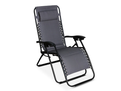 Zero Gravity Chair Padded Grey