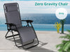 Zero Gravity Chair Padded Grey