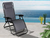 Zero Gravity Chair Padded Grey