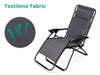 Zero Gravity Chair Padded Grey