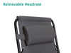 Zero Gravity Chair Padded Grey