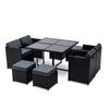 Outdoor 9Pcs Dining Set