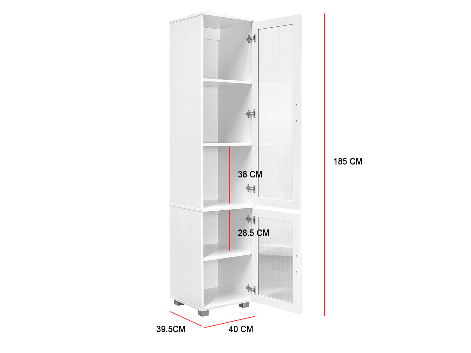 Dropship Tall Bathroom Corner Cabinet, Freestanding Storage Cabinet With  Doors And Adjustable Shelves, MDF Board, Gray to Sell Online at a Lower  Price