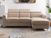 Canape Corner Sofa Beige