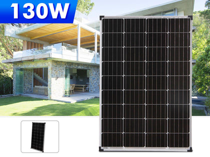 Mono Glass Solar Panel 130W