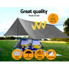 Instahut Tarpaulin Tarp 3.6x6m Camping Tarps Poly Heavy Duty Cover 180gsm