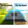 DS NA  Camping Tent Beach Tents Hiking Sun Shade Shelter Fishing 2-4 Person