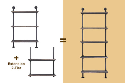 Pipe Shelf Extension 2-Tier